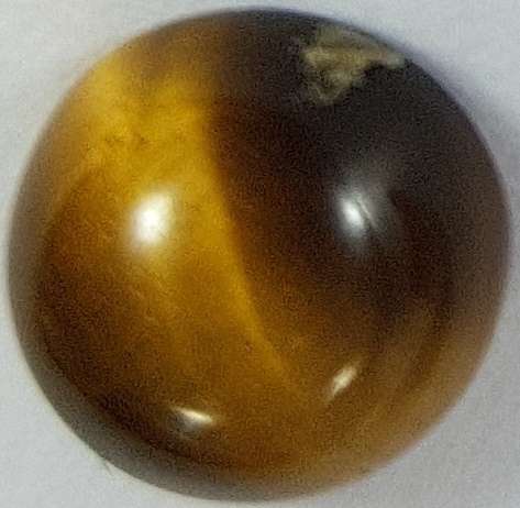 NATURAL GOLD TIGERS EYE ROUND CABOCHON - 9 mm