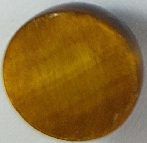 NATURAL GOLD TIGERS EYE ROUND CABOCHON - 9 mm
