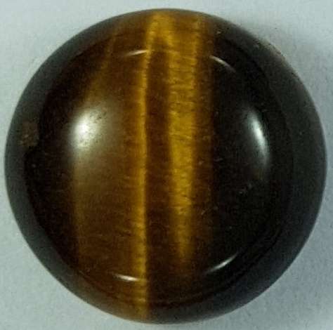 NATURAL GOLD TIGERS EYE ROUND CABOCHON - 9mm