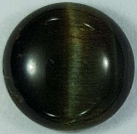 NATURAL GOLD TIGERS` EYE ROUND CABOCHON - 8 mm