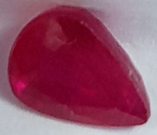 GENUINE RUBY PEAR - 0.4 ct
