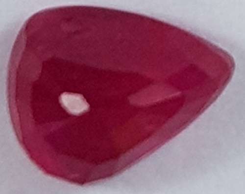 GENUINE RUBY PEAR - 0.4 ct