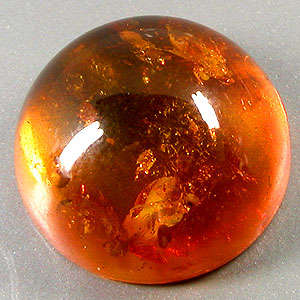 NATURAL AMBER CABOCHON