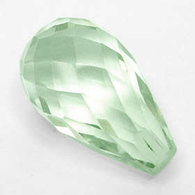 GREEN AMETHYST BRIOLETTE - 6.50ct