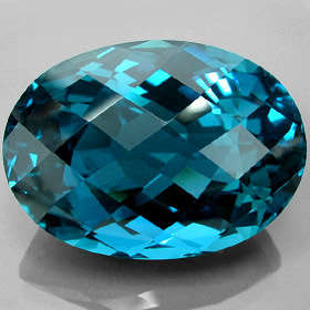 INCREDIBLE COLLECTORS GEM - LONDON BLUE TOPAZ - 56.55ct