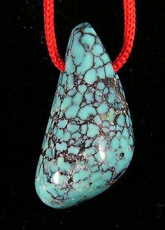 NATURAL TURQUOISE DRILLED PENDANT/BEAD - 8.10 CT