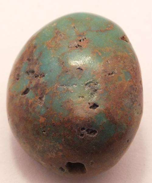 NATURAL LARGE TURQUOISE PENDANT / BEAD - 65.20ct