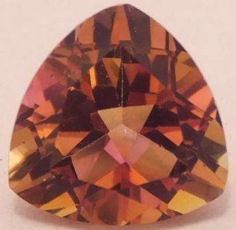INCREDIBLE FIERY MYSTIC TOPAZ TRILLION - 2.8ct