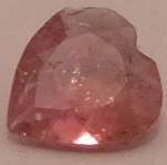 CUTE RUBY HEART -  0.09ct