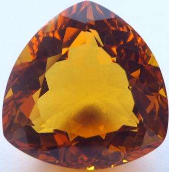 WOW !! STUNNING CITRINE TRILLION - 27.85 ct