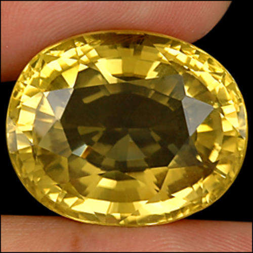NATURAL UNHEATED CITRINE FROM BRAZIL - 20 x 15mm oval - 21.50ct