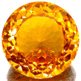 NATURAL CITRINE FROM BRAZIL - 15mm round  - 12.60 ct