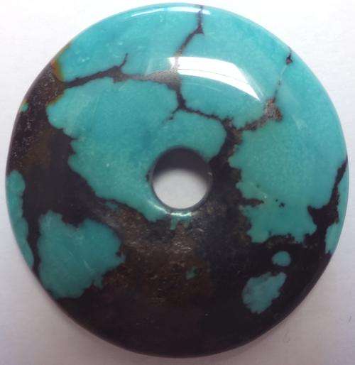 NATURAL TURQUOISE DONUT - 49.5 ct