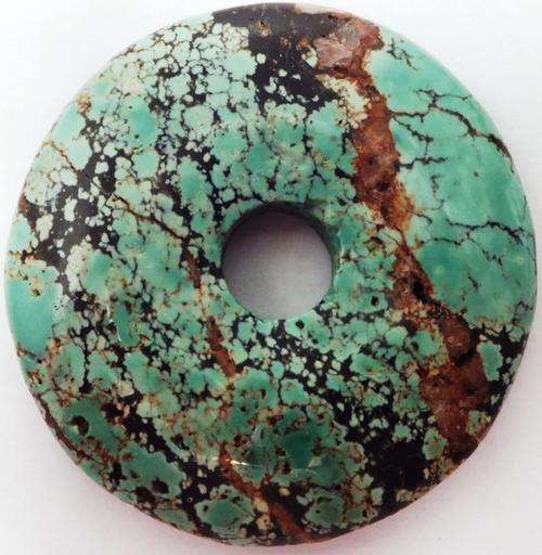 NATURAL TURQUOISE DONUT - 85.65 ct