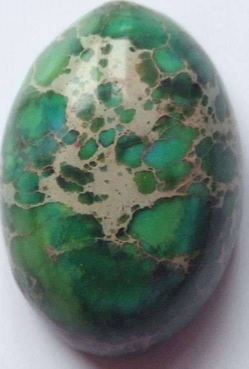 BEAUTIFUL SEA SEDIMENT JASPER CABOCHON - 6.15 ct