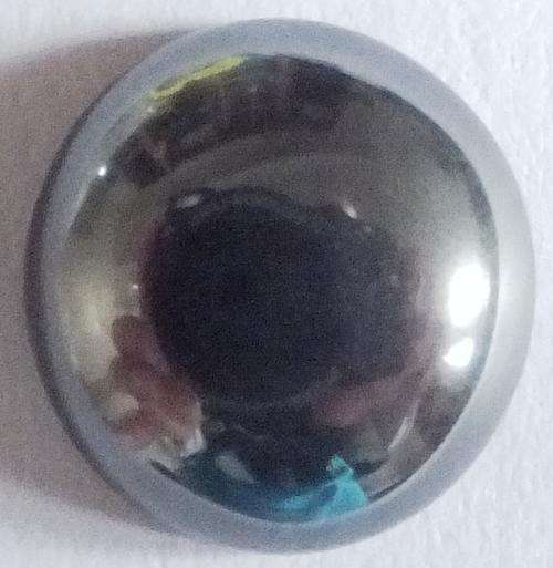 HEMATITE ROUND CABOCHON - 8 mm