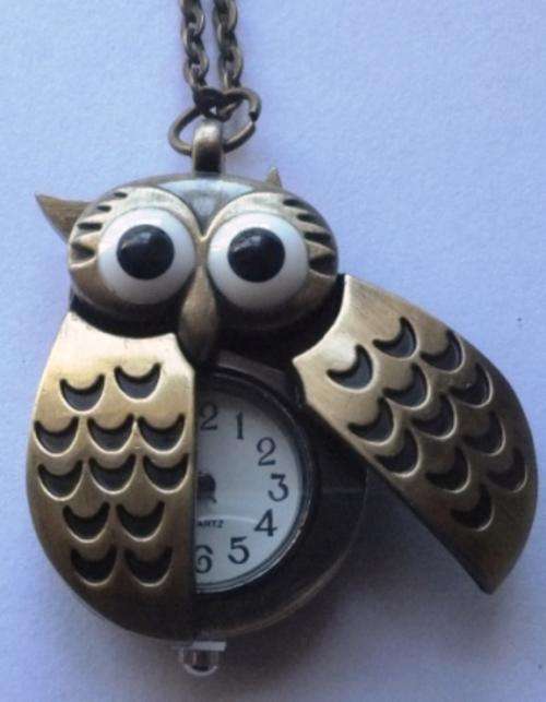 OWL PENDANT WATCH