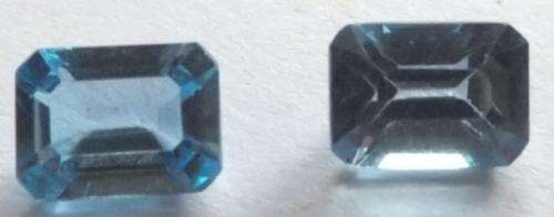 STUNNING LONDON BLUE TOPAZ - 2 PIECE LOT