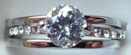 White Gold Filled Ladies Ring