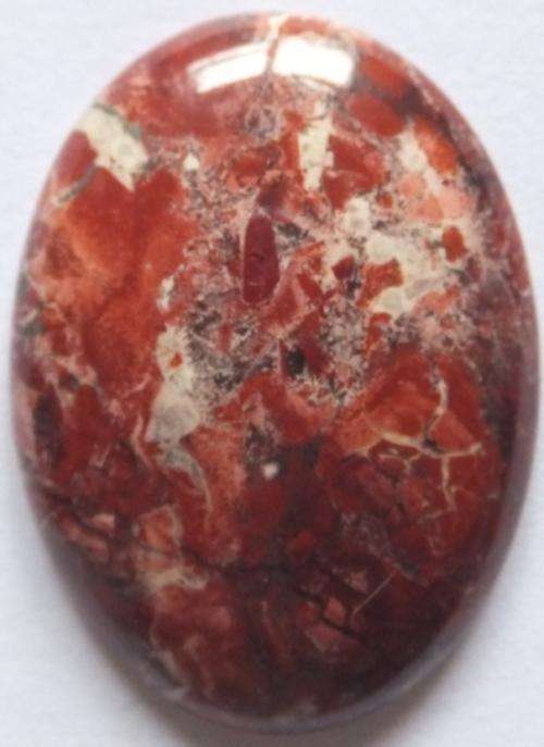 SEA SEDIMENT JASPER OVAL CABOCHON  - 30 x 22 mm