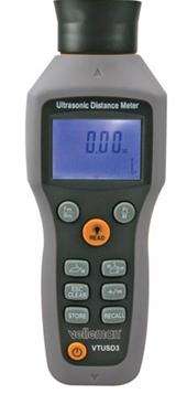Ultrasonic distance meter + laser