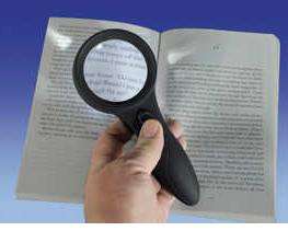 Deluxe Comfort Grip Magnifier with 6 LED Lights