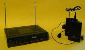 VHF Twin Headband Wireless Microphone