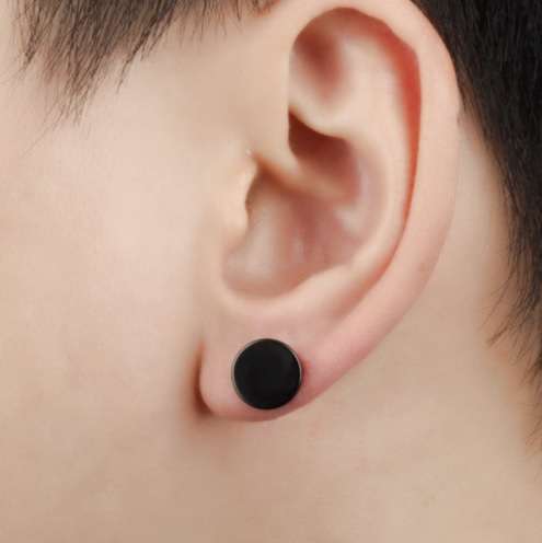 New Arrival - Men Stainless Steel Trend Style Stud Earrings.