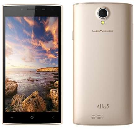 Original Leagoo ALFA 5 3G smart cellphones 5 Inch HD