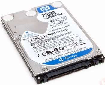 WD 750GB HDD