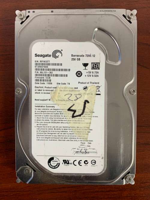 Seagate Barracuda 3.5` HDD 250GB