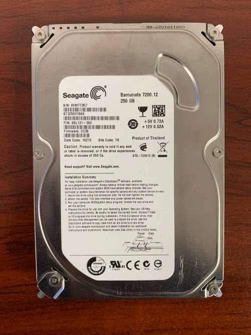 Seagate Barracuda 3.5` HDD 250GB