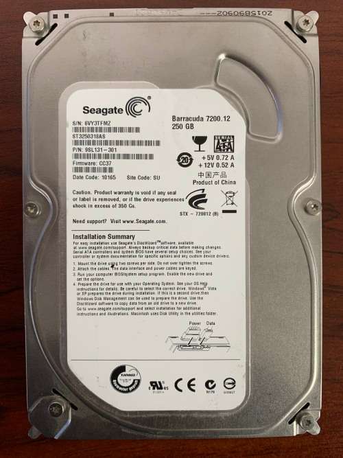 Seagate Barracuda 3.5` HDD 250GB