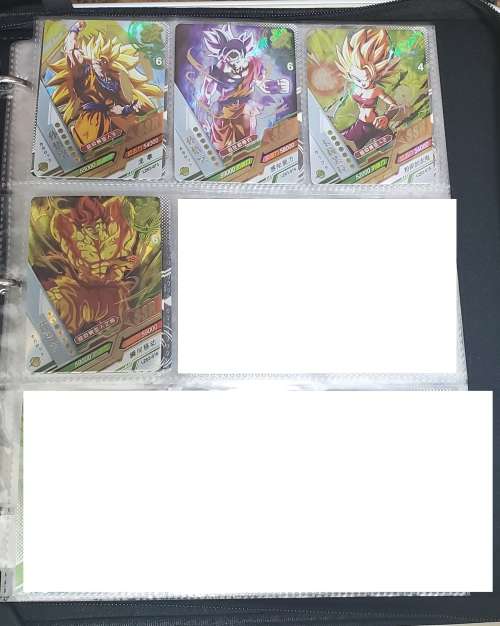 DBZ Trading Cards SSR-Rarity (3) - No Duplicates (Wishlist)
