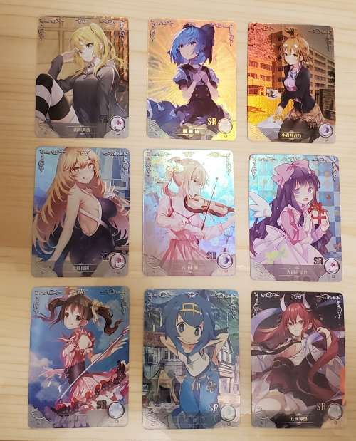 Goddess Story Trading Cards SR-Rarity (3) - No duplicates (Wishlist)