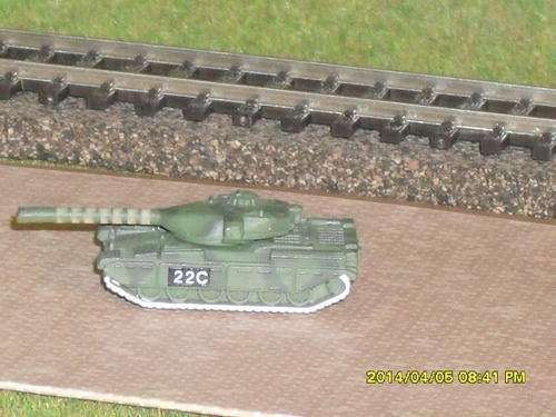N Scale Model Army Tank "22C"