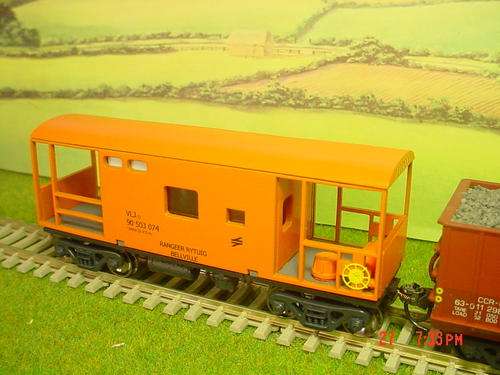 SAR HO: Model of VL-13: Shunter's Wagon in Spoornet Orange Livery