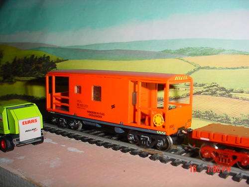 SAR HO: Model of VLJ-13: Shunter's Wagon in Spoornet Orange Livery
