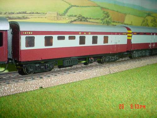 SAR HO: Model of ZO-3: Railway Officials Accommodation Coach. Length: 140mm
