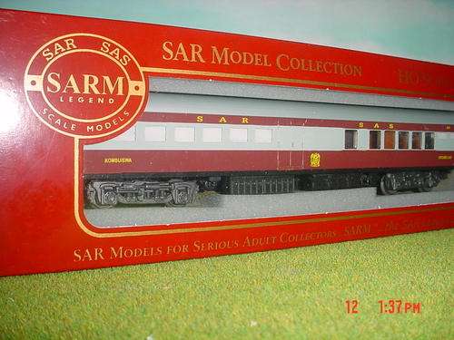 SAR HO: Boxed Model of Trans Karoo Kitchen Car compatable with Lima Coaches & absolute colour match