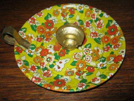 VINTAGE METAL CANDLE HOLDER ~ HAVE A LOOK!