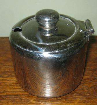 VINTAGE METAL SUGAR BOWL~  HAVE A LOOK !!