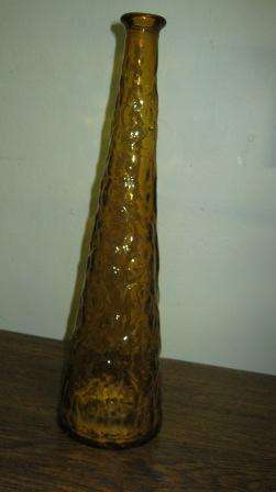 TALL AMBER VASE~ NO CHIPS OR CRACKS~HAVE A LOOK!!!