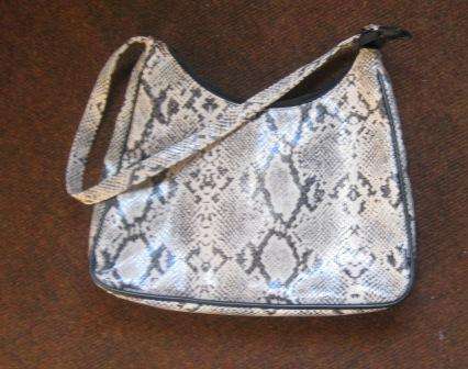 FAUX SNAKESKIN HANDBAG~HAVE A LOOK!!!