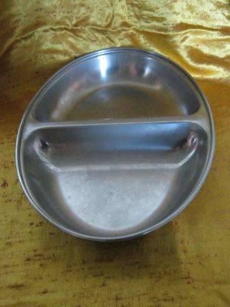 METAL SERVING DISH WITH DIVISION ~ HAVE A LOOK!!!!
