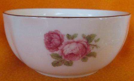 SUGAR BOWL WITH ORNATE ROSE DESIGN ~NO CHIPS OR CRACKS: HAVE A LOOK!!!