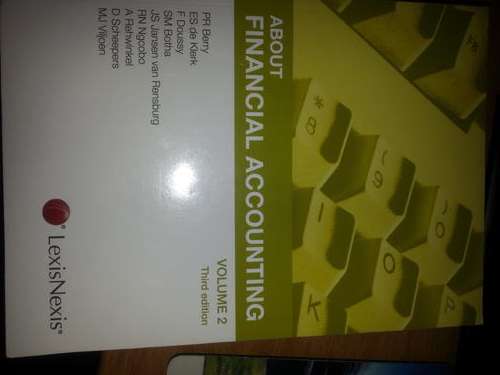 About Financial Accounting Vol 3, 3rd Ed