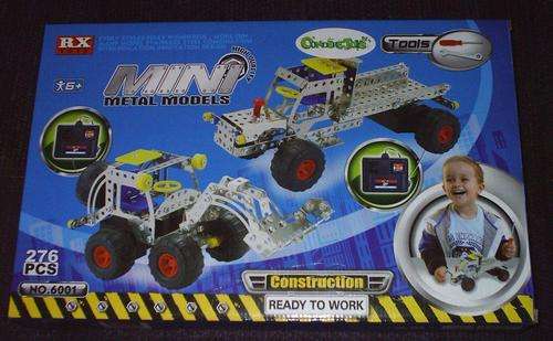MINI MODELS - METAL CONSTRUCTION VEHICLE - 276 PIECE SET REMOTE CONTROL - FREE SHIPPING (RSA ONLY)