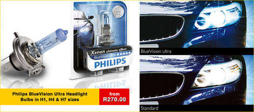 Philips X-Treme Vision H7 55w Headlight Bulbs (pair)