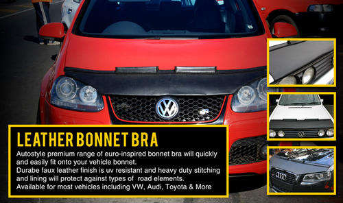 VW Golf Mk1 / Jetta Mk2  Synthetic Leather Bonnet Bra, Car Bra, Bonnet Shield